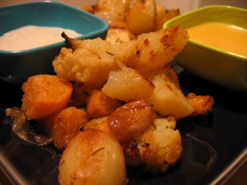Albion Cooks: Roasted root vegetables with horseradish sauce