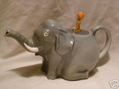 teapots teapots teapots: Colclough Elephant teapot "Sabu"