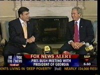 President Bush Welcomes President Saakashvili, Vidcap COPYRIGHT FOX NEWS