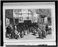 New York City--the Chanucka celebration by the Young Men's Hebrew Association, at the Academy of Music. Library of Congress Prints and Photographs Division, REPRODUCTION NUMBER: LC-USZ62-103362