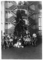 Christmas Tree and People, Library of Congress, Prints & Photographs Division, [reproduction number, LC-USZ62-92401]