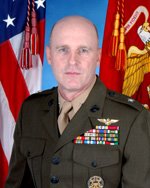 Brigadier General Carl B. Jensen, Commander, Expeditionary Strike Group THREE