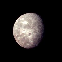 Target Name: Oberon, Is a satellite of: Uranus, Mission: Voyager, Spacecraft: Voyager 2, Product Size: 500 samples x 500 lines.