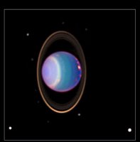 Target Name: Uranus, Is a satellite of: Sol (our sun), Mission: Hubble Space Telescope (HST), Spacecraft: Hubble Space Telescope, Instrument: Wide Field Planetary Camera 2, Product Size: 2400 samples x 2433 lines.