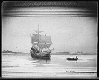 Thanksgiving Mayflower 1620, Library of Congress, Prints and Photographs Division, Detroit Publishing Company Collection