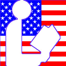 Patriotic Library Symbol