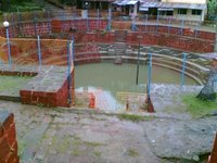 A huge water reservoir, locally called “Pokhran” or “Kund” located just behind the Main Kankeshwar Shiva Temple