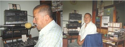Álvaro Rendón en los estudios de su emisora Radio Estelar