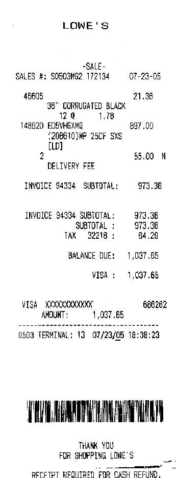 side whirlpool receipt refrigerator refrigerators suck