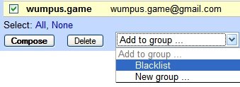 Google Operating System: Create an Email Blacklist in Gmail