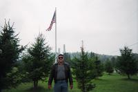 Mike in front of Olympic ski jumps