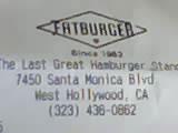 Fatburger receipt