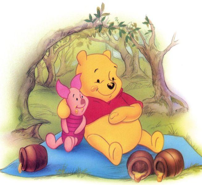 winnie the pooh and piglet blanket