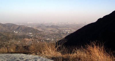 scene of Beijing city from Fragrant Hill