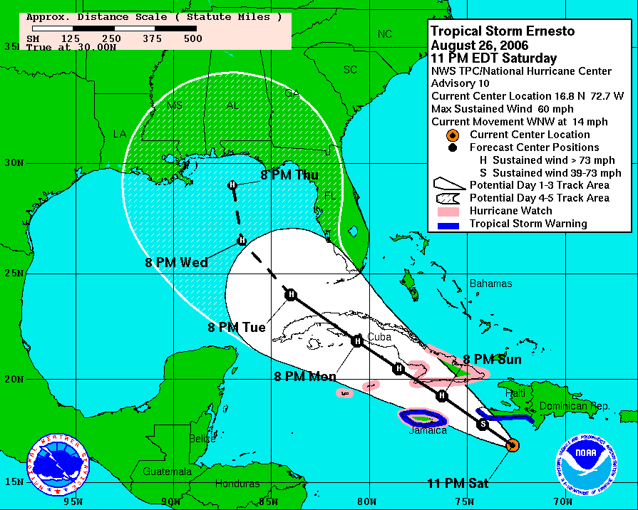 Ernesto hurricane track hacprinting