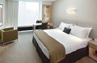 Guest Room in Melbourne's Crown Promanade Hotel, Australia