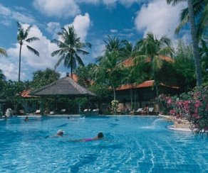 Pool at Santika Beach Hotel Bali, Indonesia