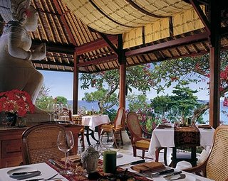 Restaurant at Four Seasons Bali Jimbaran Bay Hotel, Indonesia