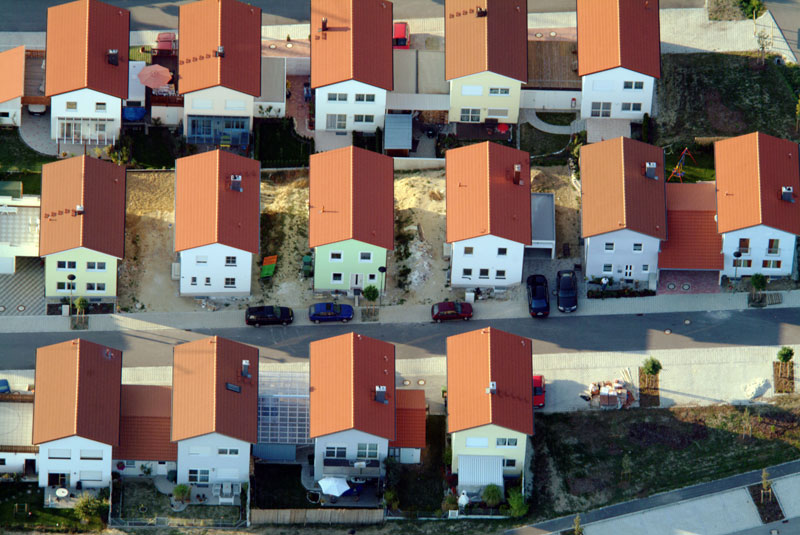 New houses in Vilsbiburg