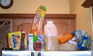 top of fridge