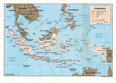 Mapa de Indonesia