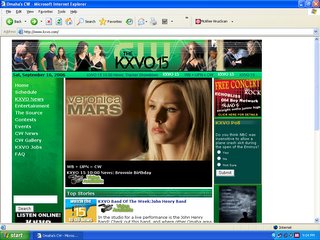 KXVO website screen shot