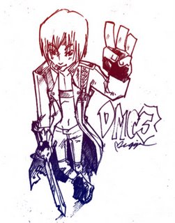 I did this back during Spring Break and just found it and scanned it in. You can never have enough Dante :3