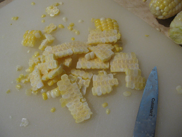 Blanching Corn