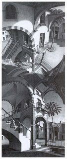 Escher, 'Alto e baixo'