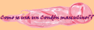Aprende a usar el condón