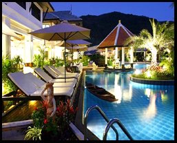 Pool in Access Resort and Spa Hotel in Phuket Thailand