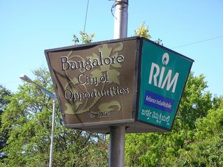 Photo of a sign in Bangalore, India