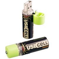 USBCell, the USB rechargeable battery. Genius!