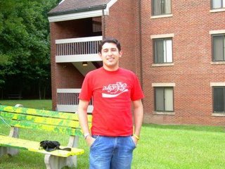 This is me at GMU. The building on the background is Amherst Hall