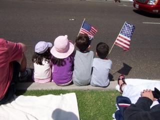 Kids at the parade