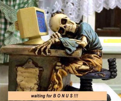 Waiting for bonus