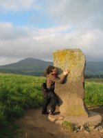Ola and the symbol stone in Rynnie