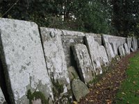 Pictish stones in Rhynnie cemetry