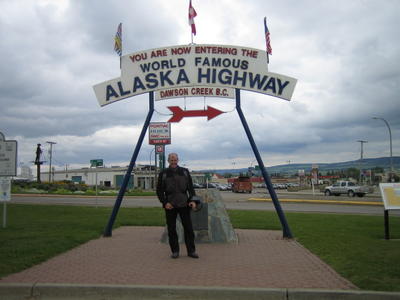 Start of the AlCan Highway, Dawson Creek, B.C. - click for larger view