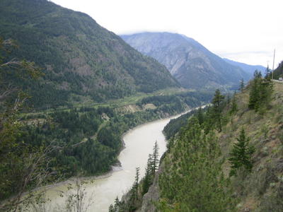 Fraser River Canyon - click for larger view
