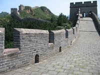 Renovierter Abschnitt der Grossen Mauer