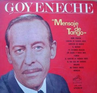 Disco LP de Goyeneche