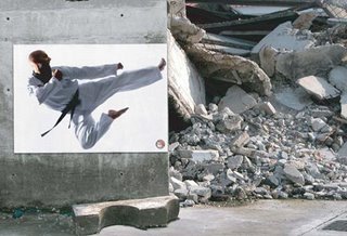 Taekwondo advertising