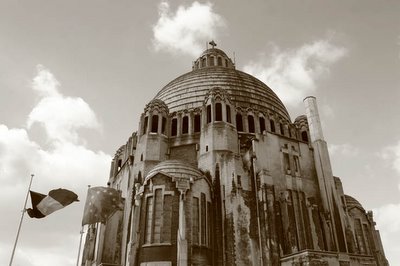 photo de la basilique de cointe, liège, photo dominique houcmant, goldo graphisme