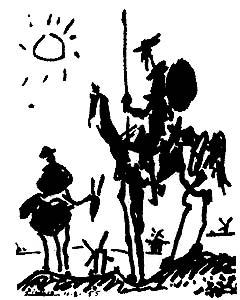 D. Quixote. Pablo Picasso
