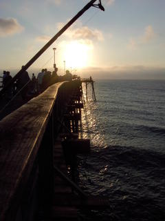 Sunrise on Kure Beach Pier