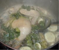 Chicken Soup in progress