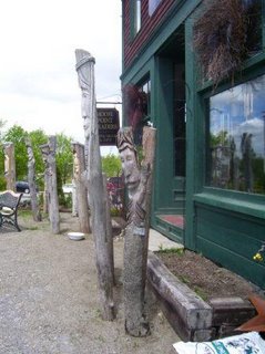Ron's garden totems