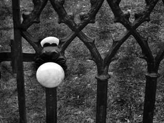 Doorknob at Emily Dickinson's Gravesite