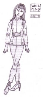 Parla Ping Sketched in Outfit 13
